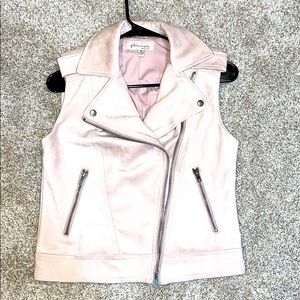 Suede vest